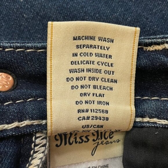 MISS ME Chloe Embellished Bootcut Jeans - Size 28 - Picture 12 of 12